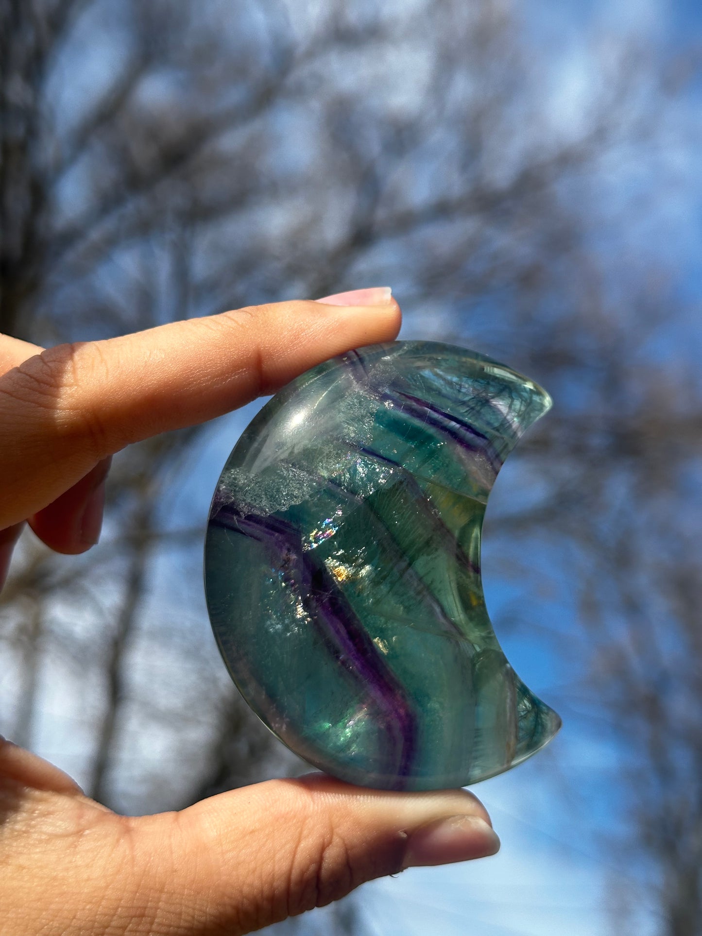 Fluorite moon