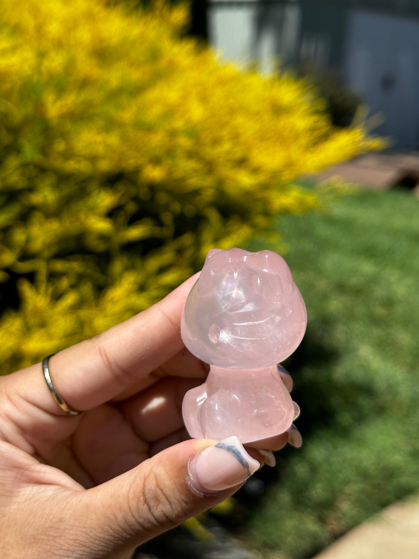 Rose Quartz Hello Kitties