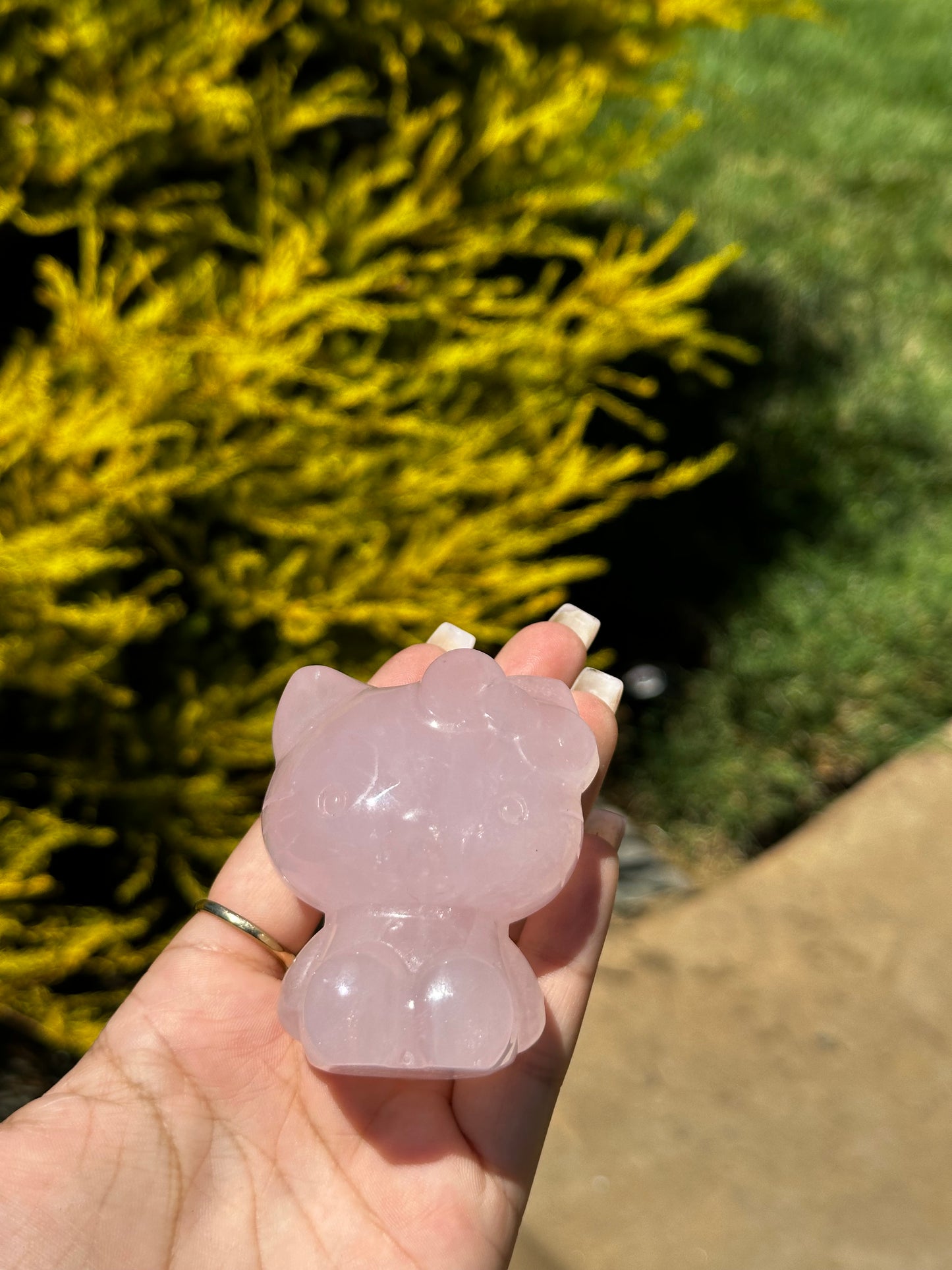 Rose Quartz Hello Kitties