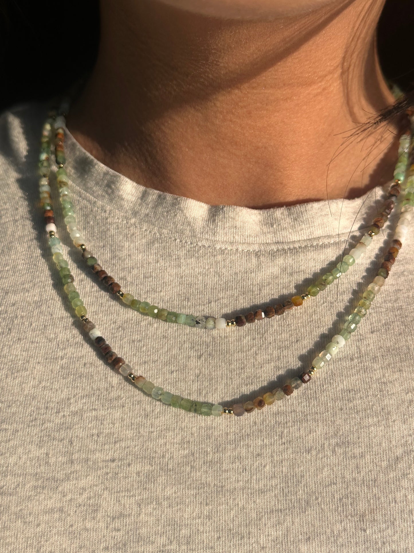 Ombré Earthy Elegance necklace