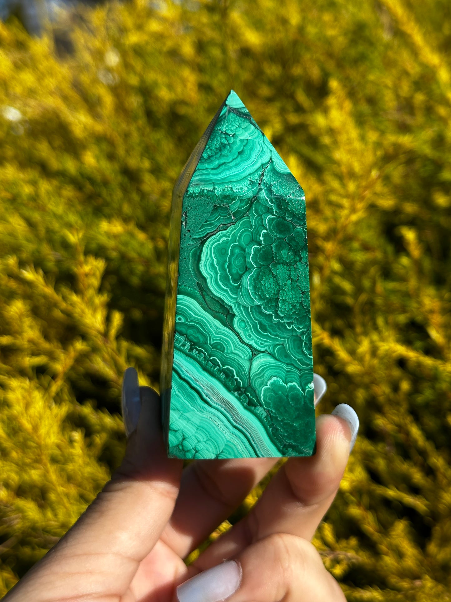 Malachite tower