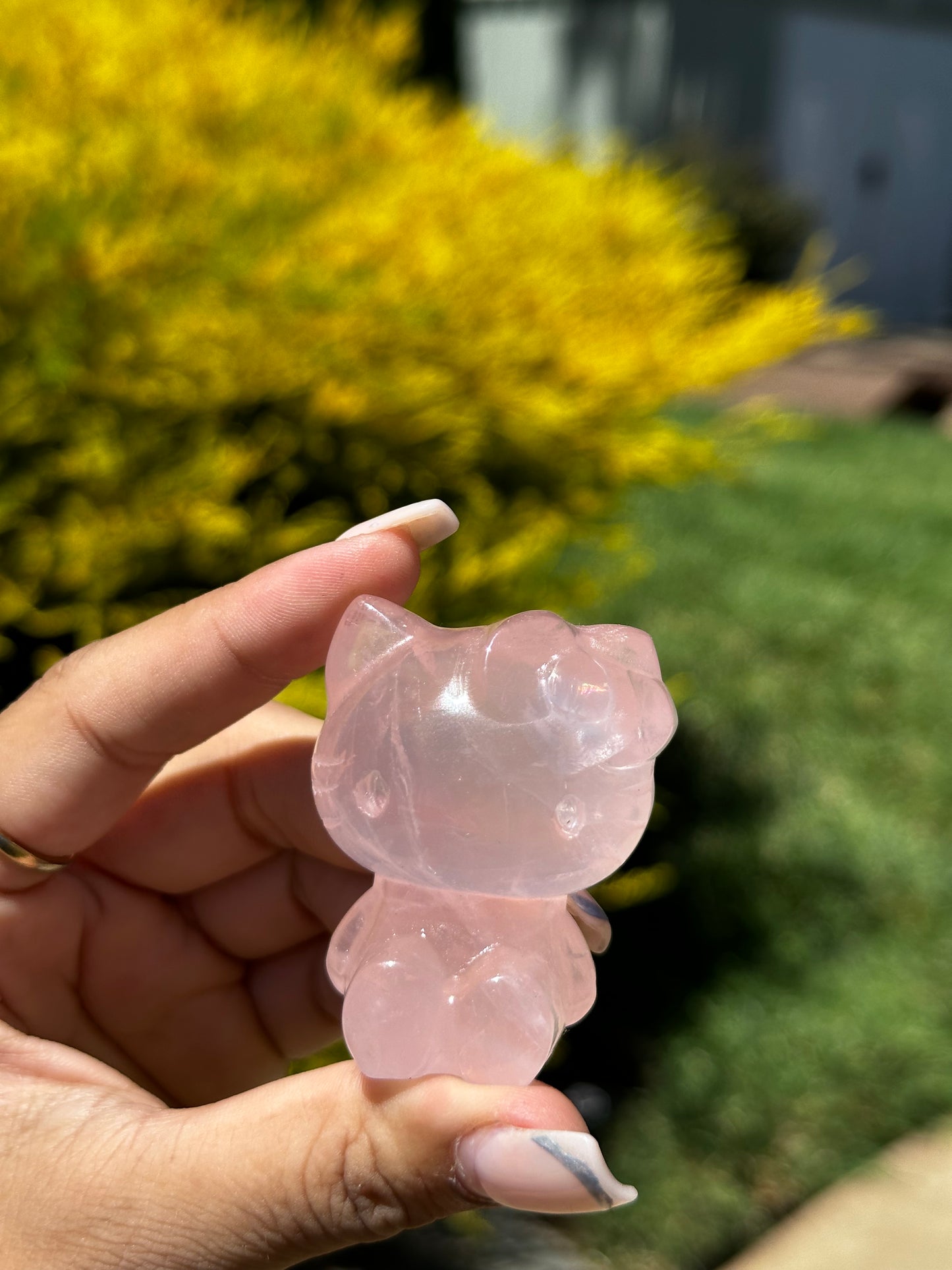 Rose Quartz Hello Kitties