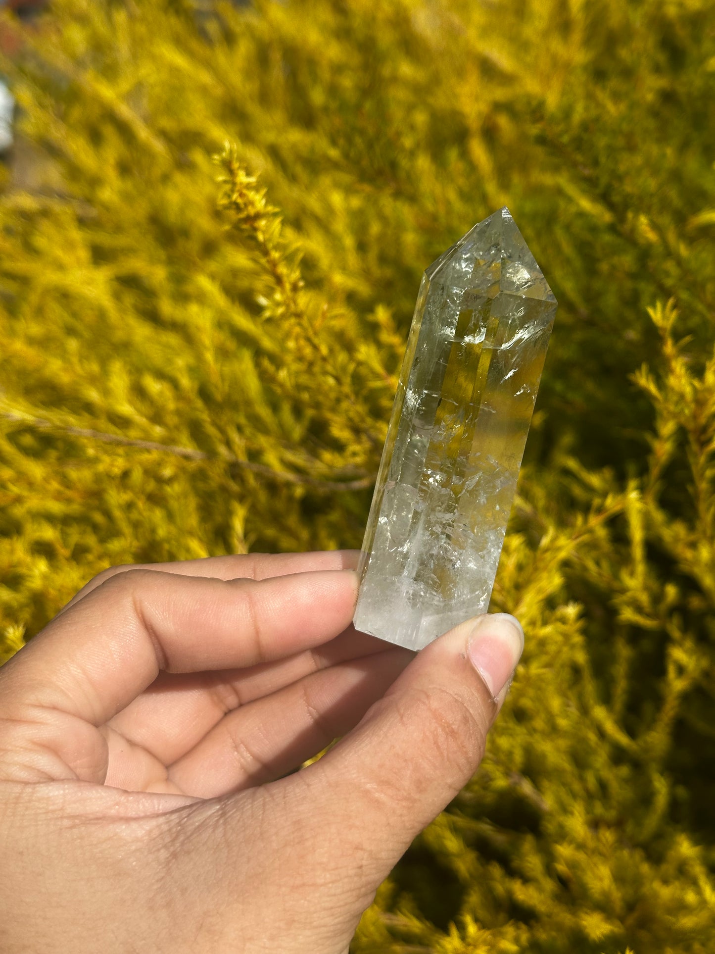 Prasiolite tower