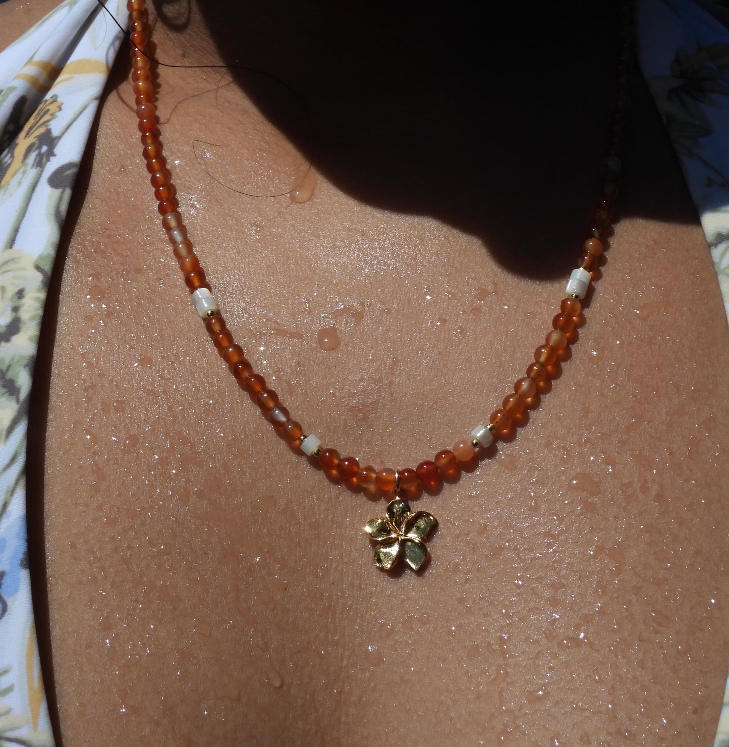 Lava girl necklace set