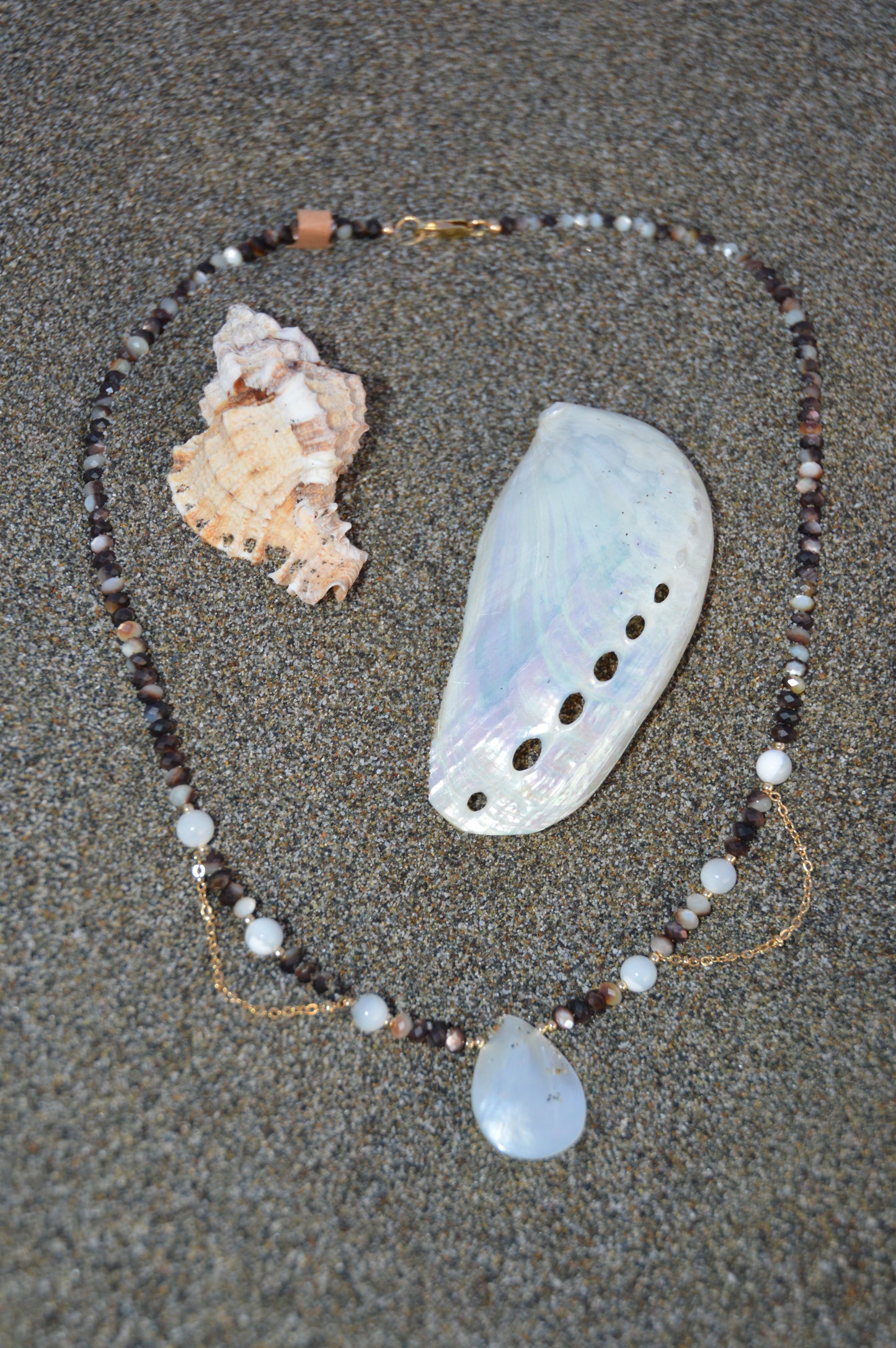 Black Lip Shell Fairy Necklace