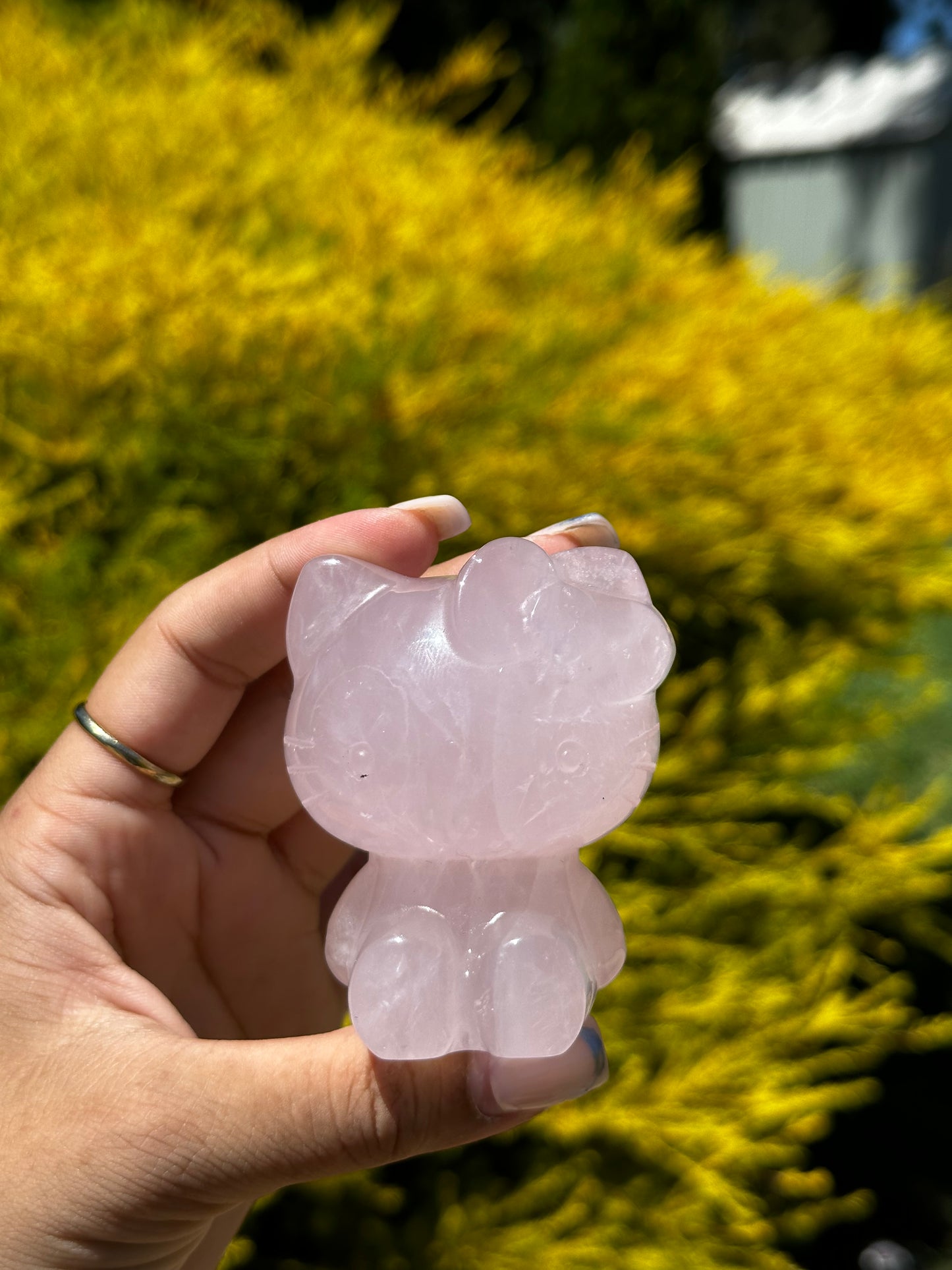 Rose Quartz Hello Kitties