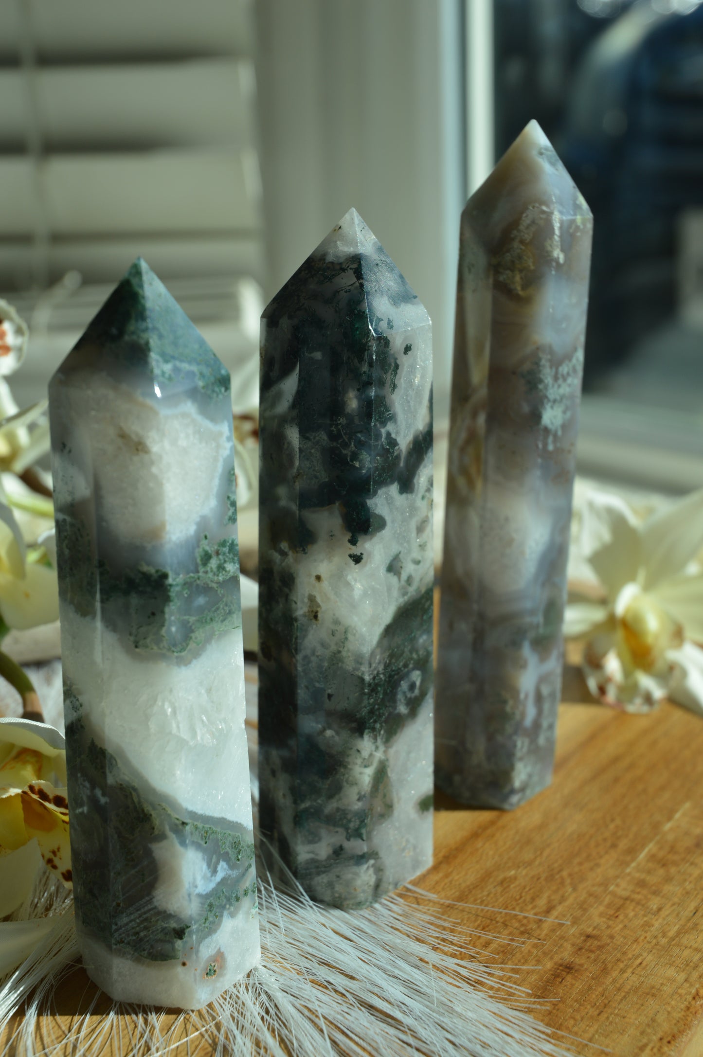 Moss Agate Towers