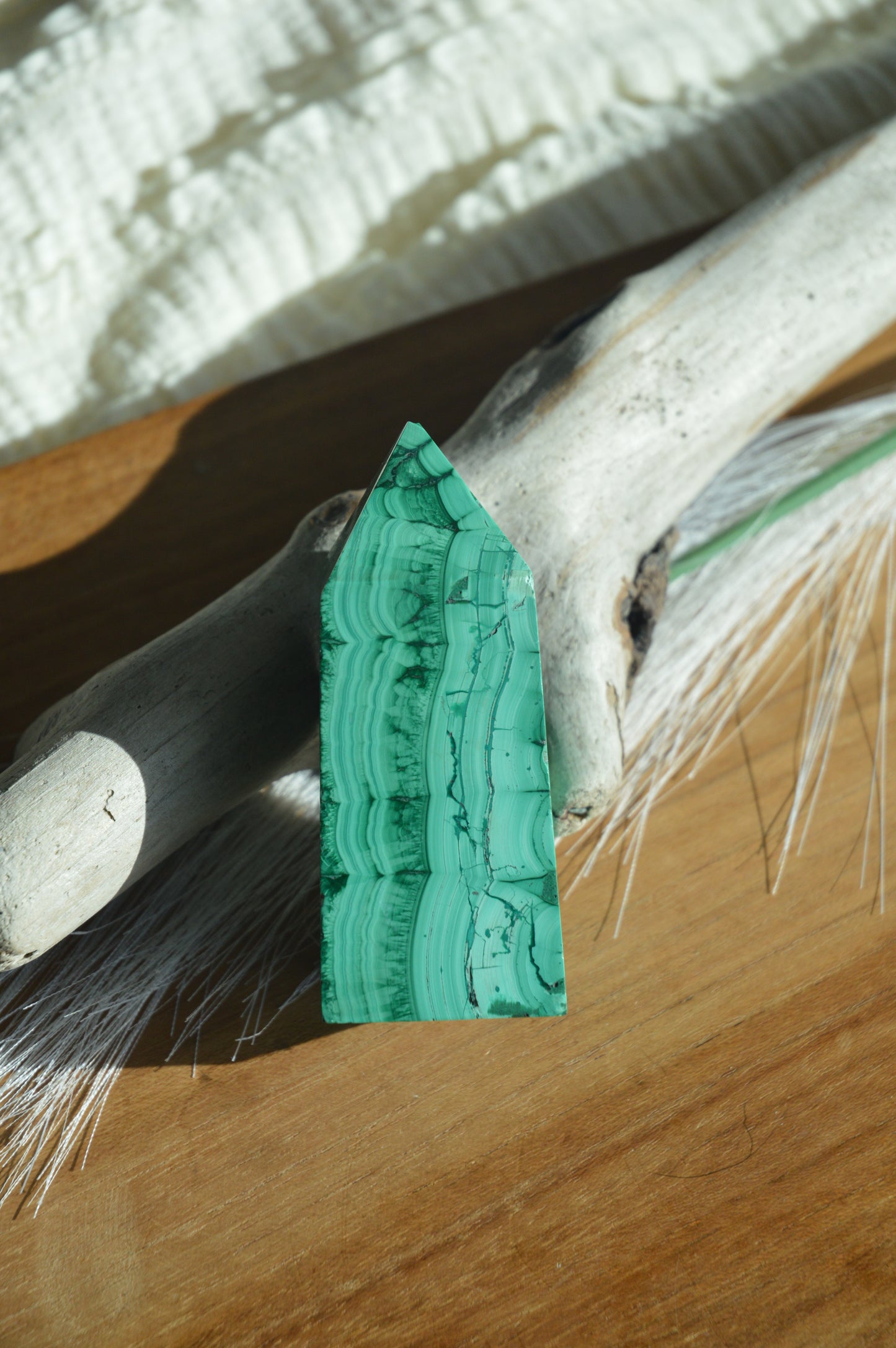 Malachite towers