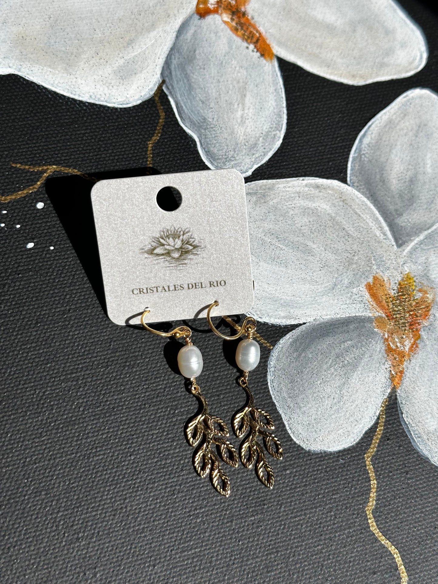 Gold Leaf Earrings