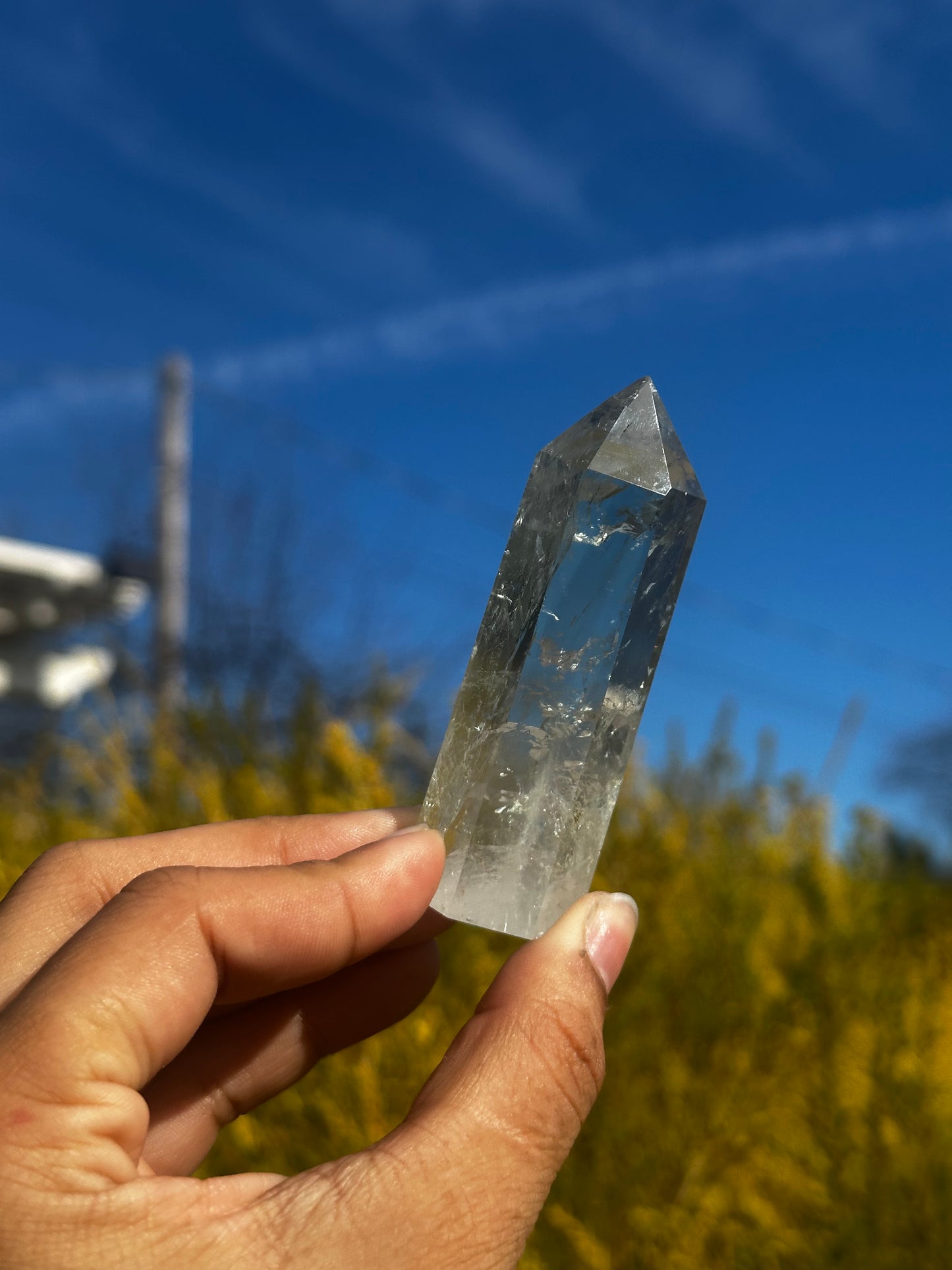 Prasiolite tower