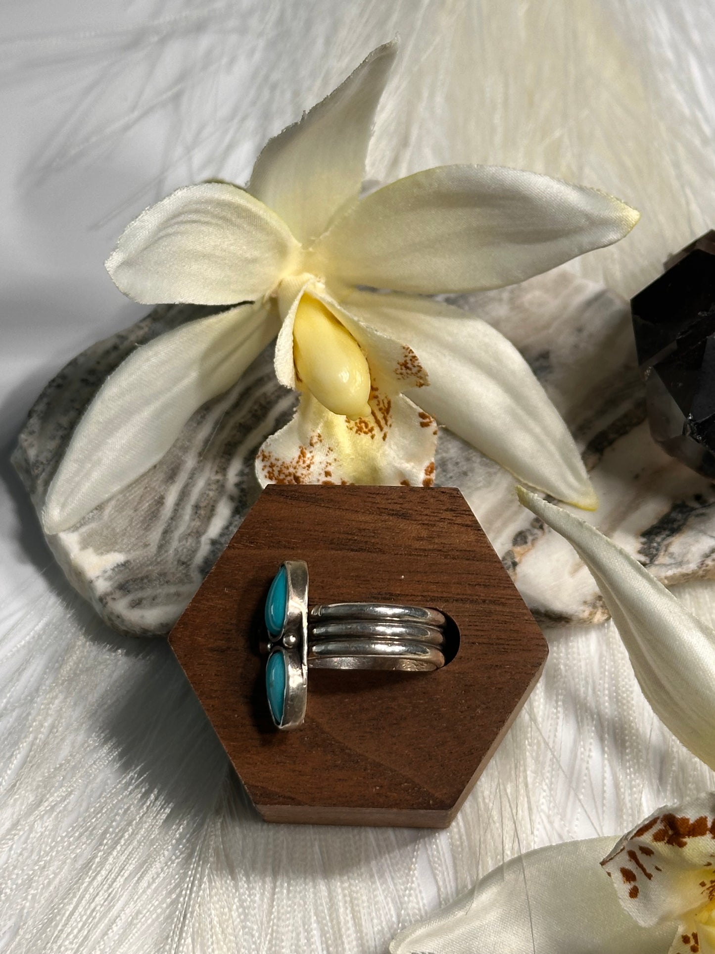 Emerald Valley Turquoise Minis Ring - Sz 5.5-6