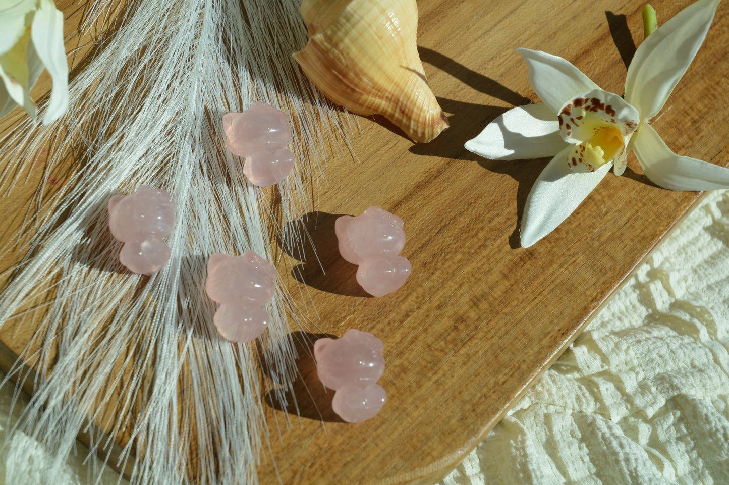 Mini Teeny Rose Quartz Hello Kitties