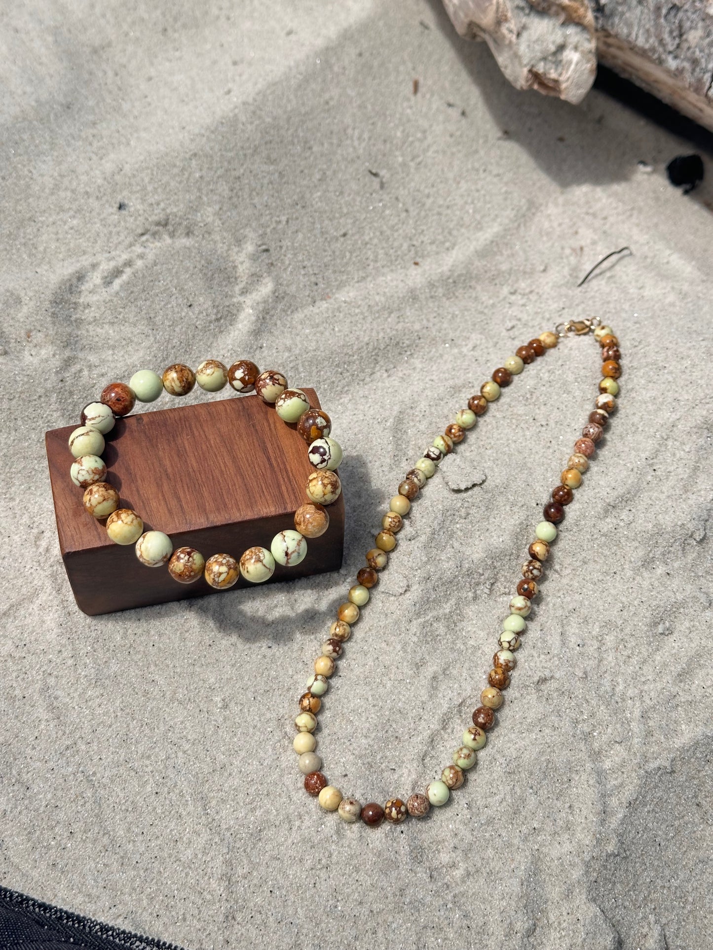 Lemon Chrysoprase set