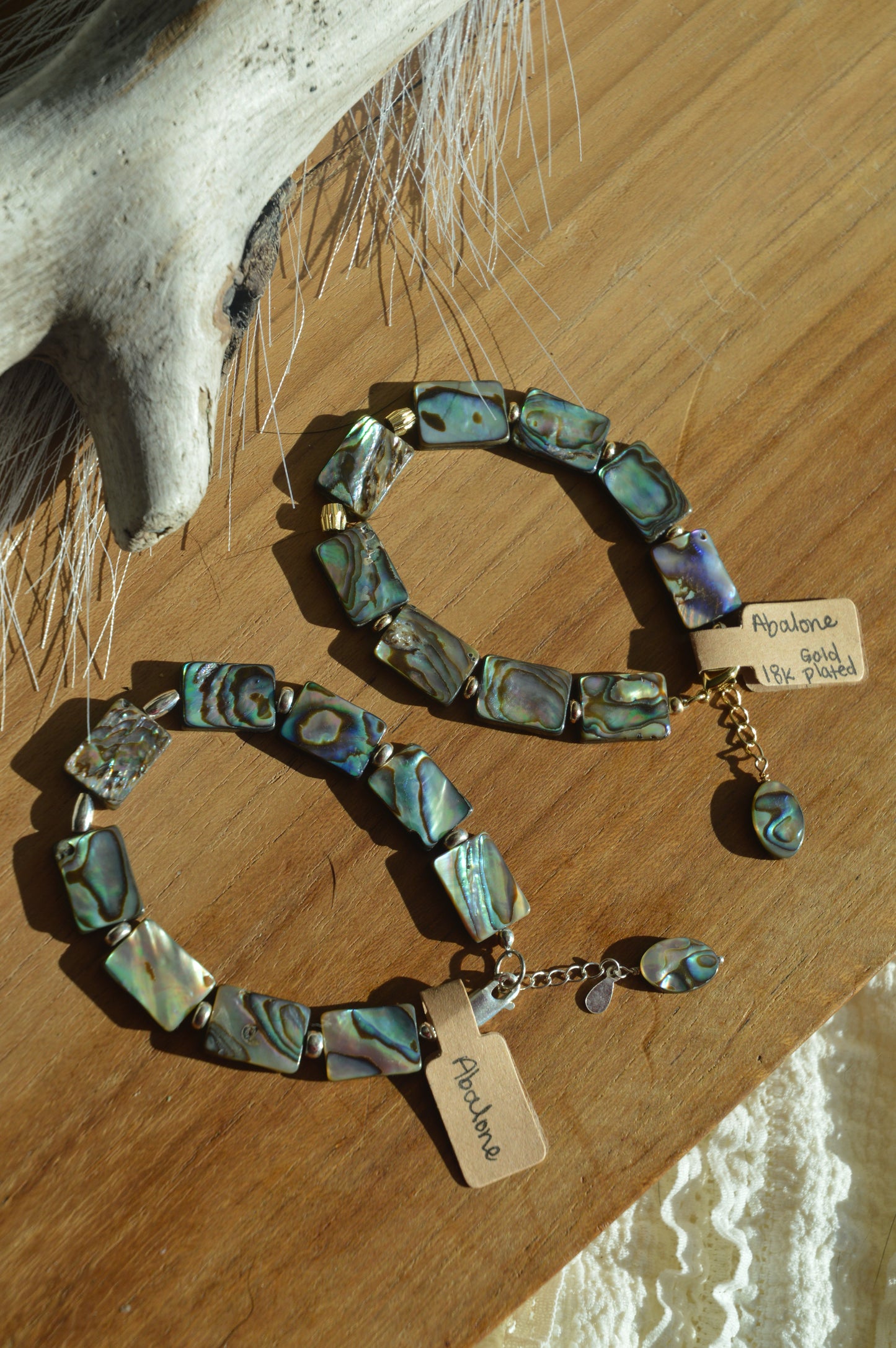 Abalone’s Glimmering Bracelet