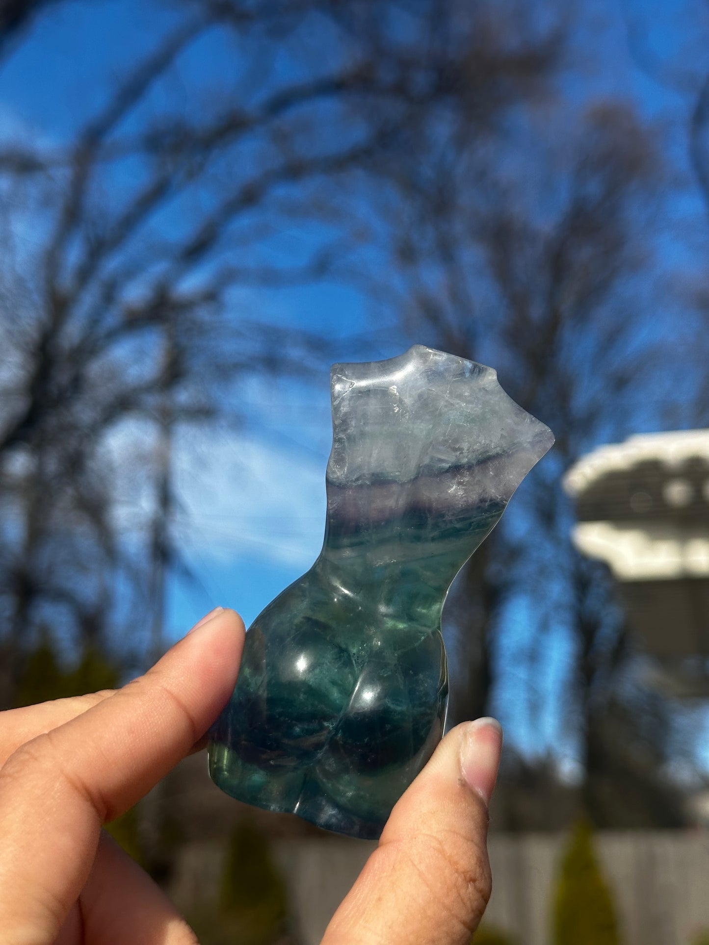 Fluorite goddess bodies