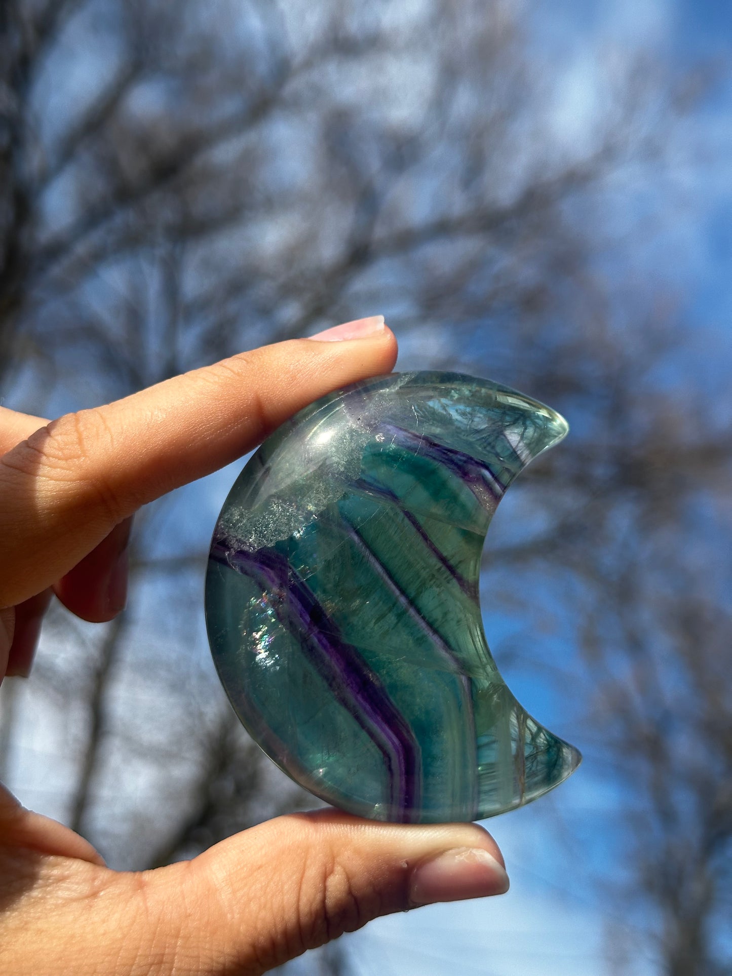 Fluorite moon