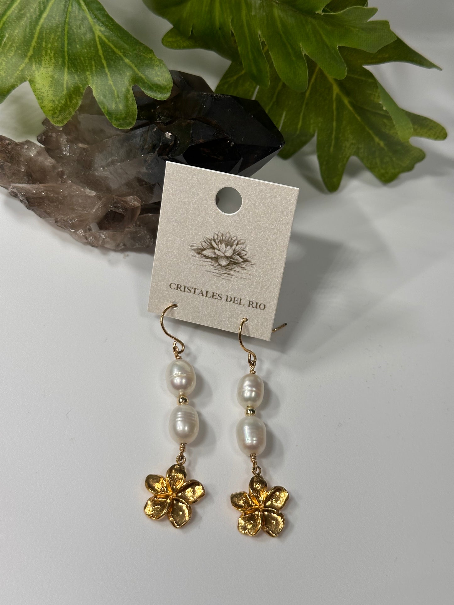 Frangipani Earrings