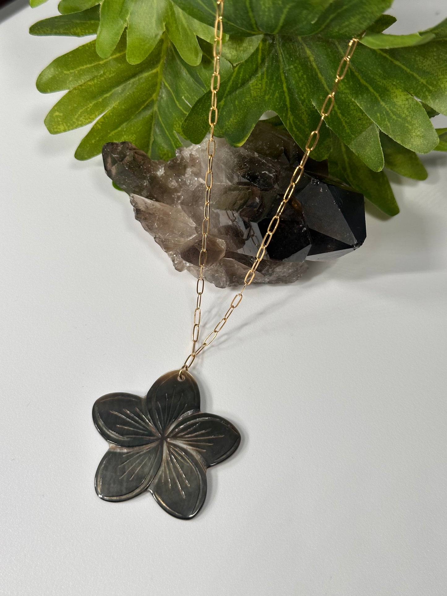 Plumeria Chain Necklace