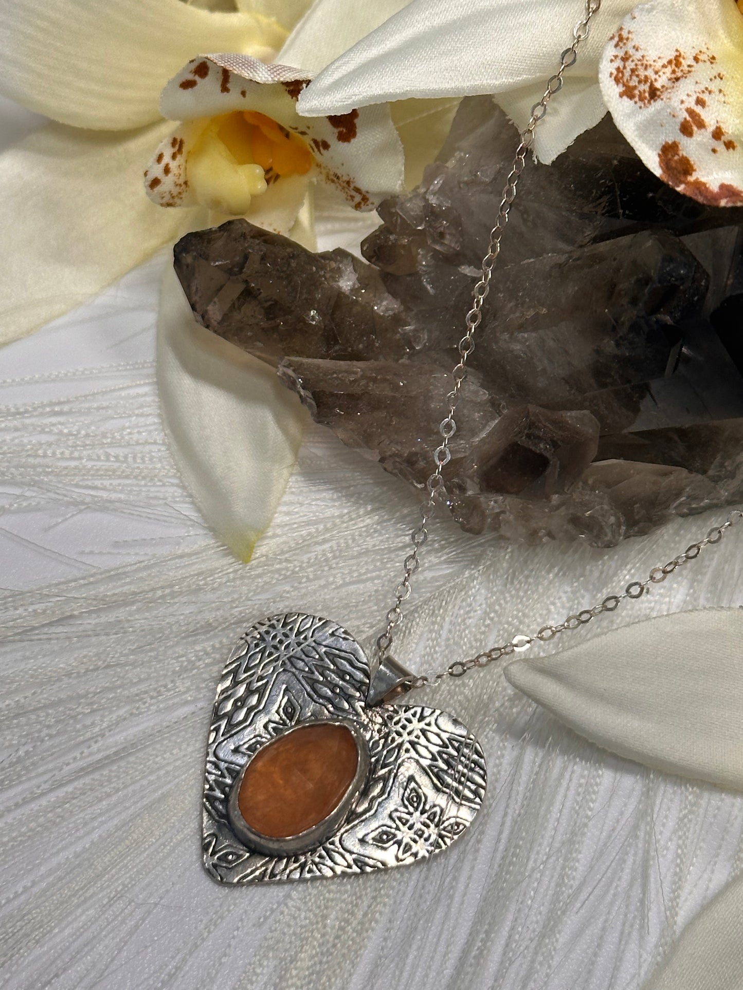 Peach Aventurine Pendant