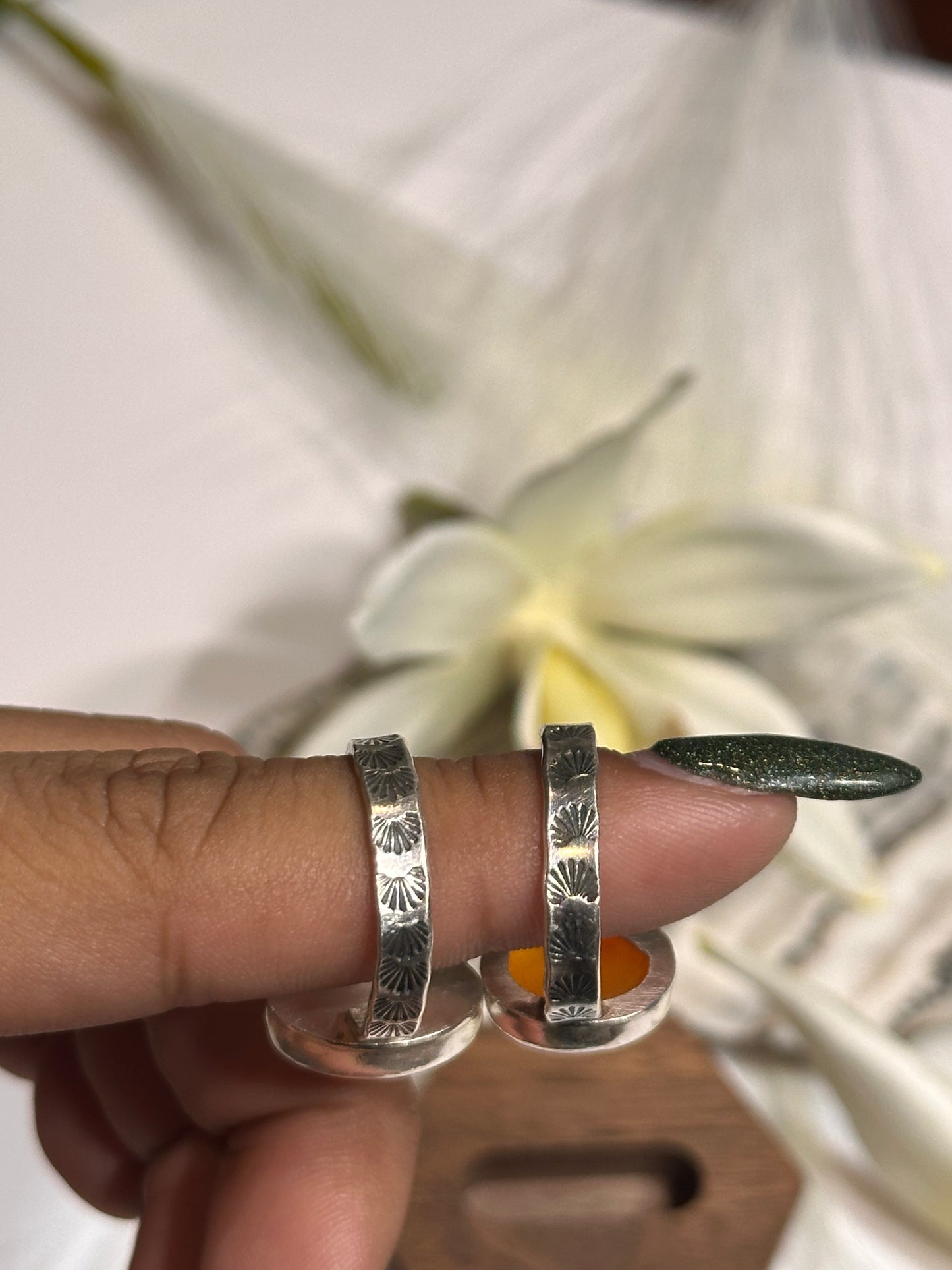 Rising Sun Rings - Sz 8