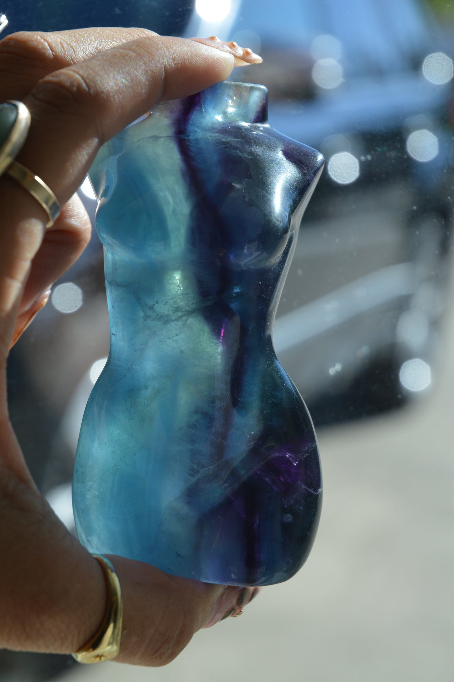 Large Fluorite Goddess Body