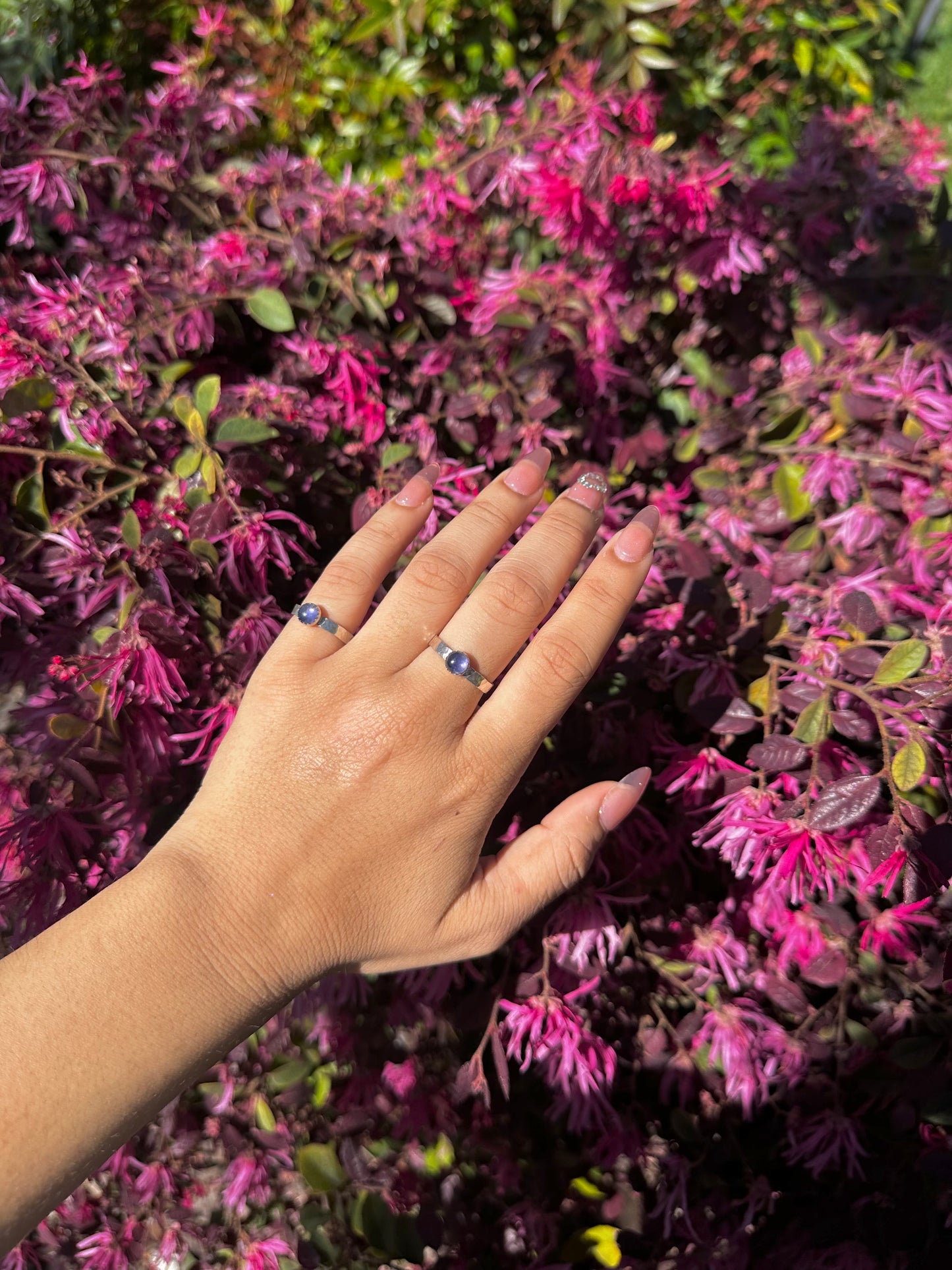 Iolite stacker ring