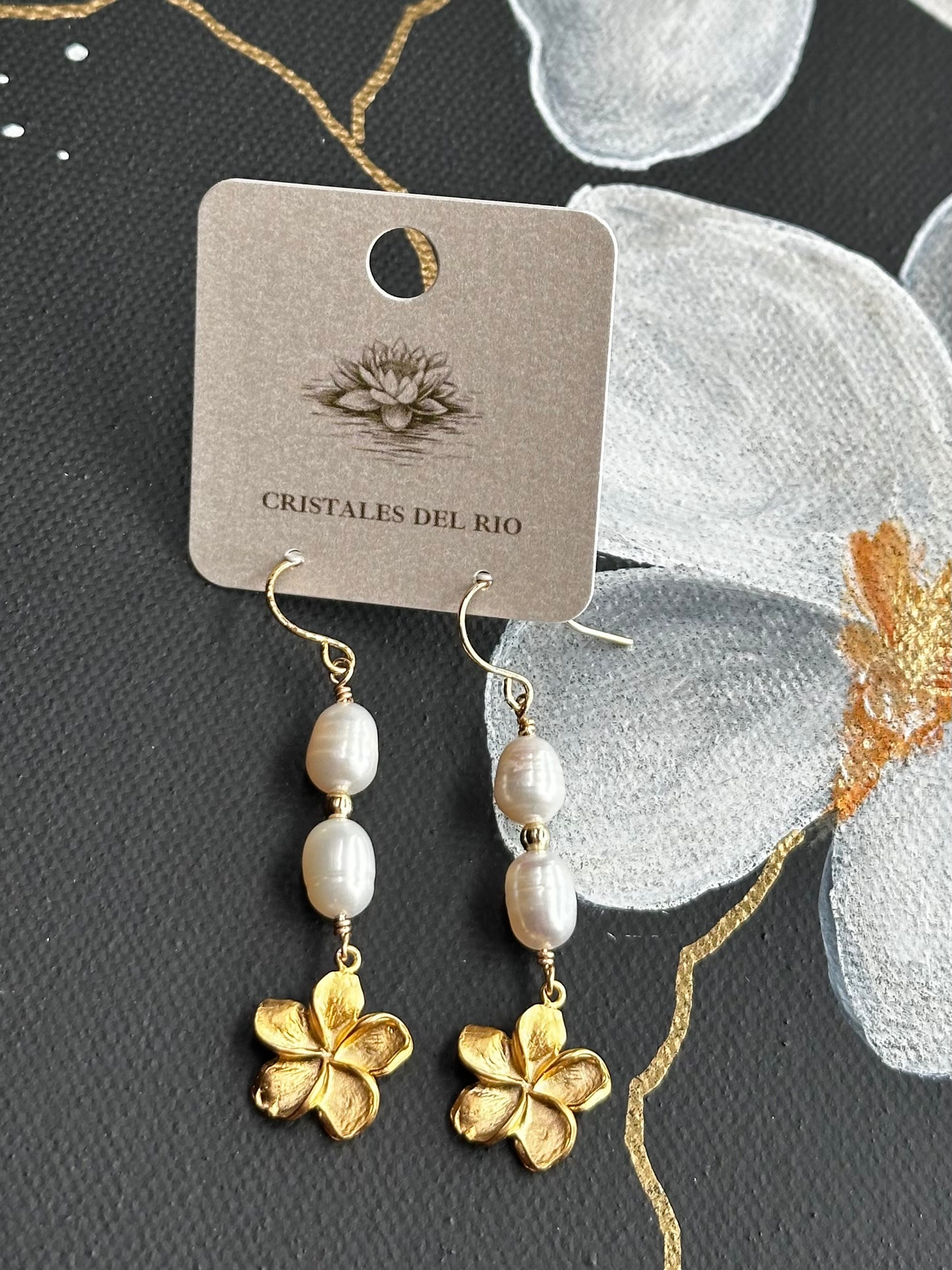 Frangipani Earrings