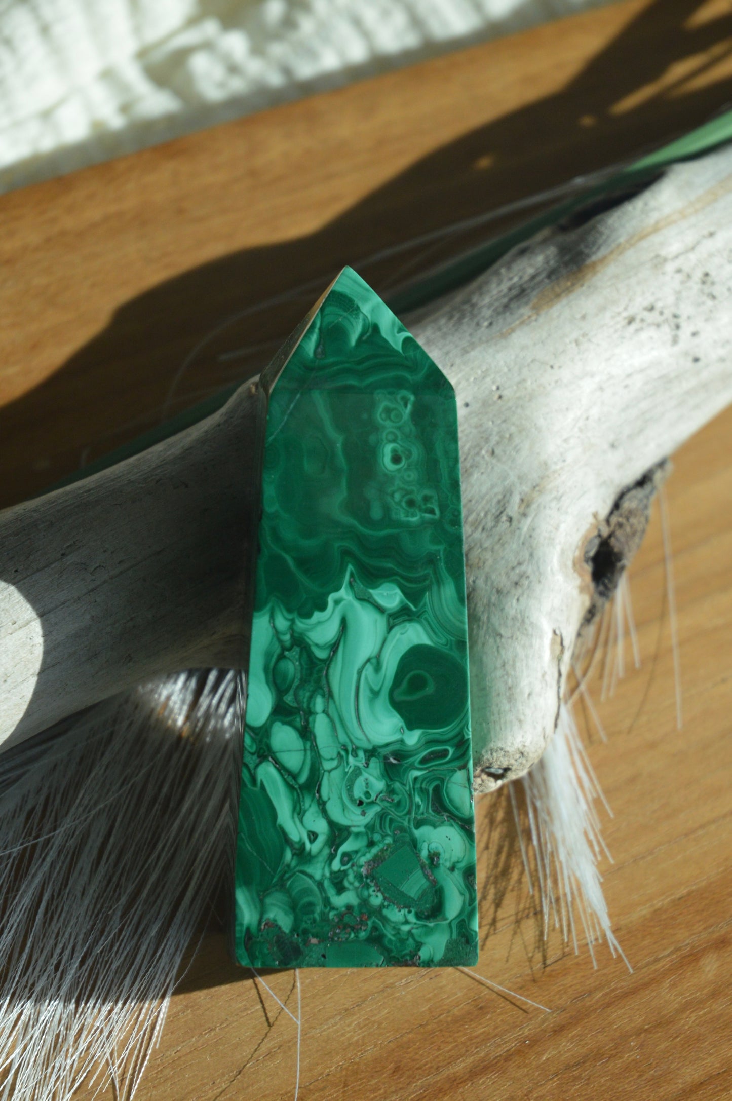 Malachite towers