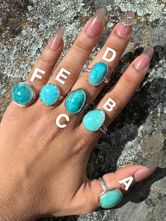 Kingman Turquoise Ring collection