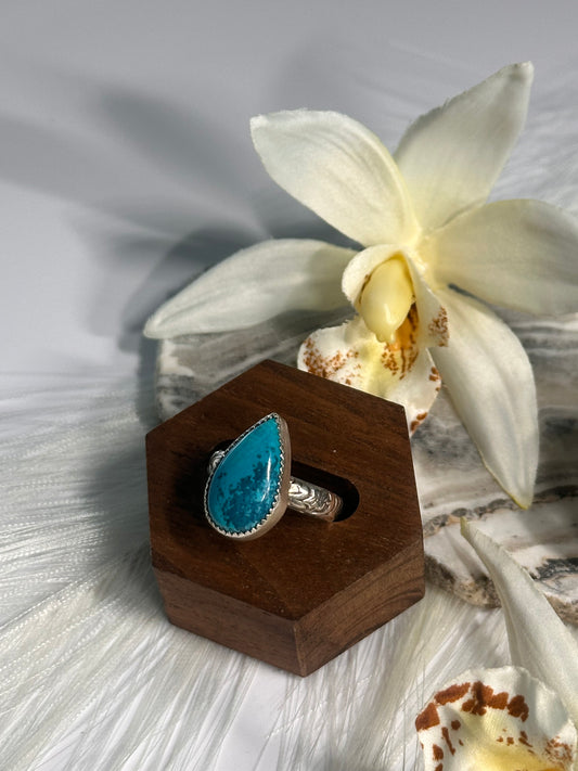 Shattuckite Ring - Sz 8.5