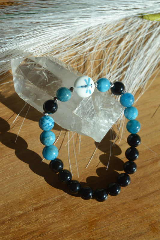 Libélula Azul Bracelet