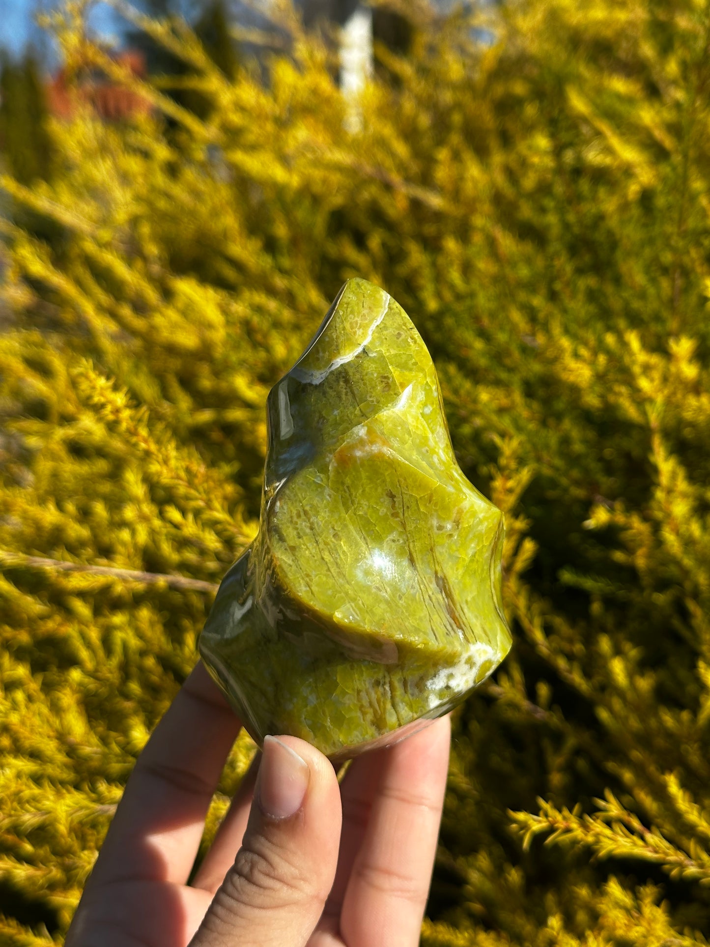 Green Opal Flame