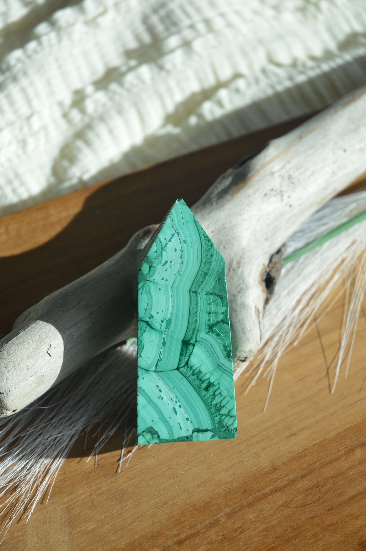 Malachite towers