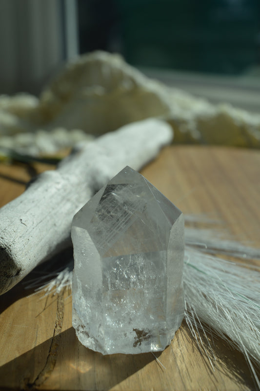 Raw Clear Quartz tower