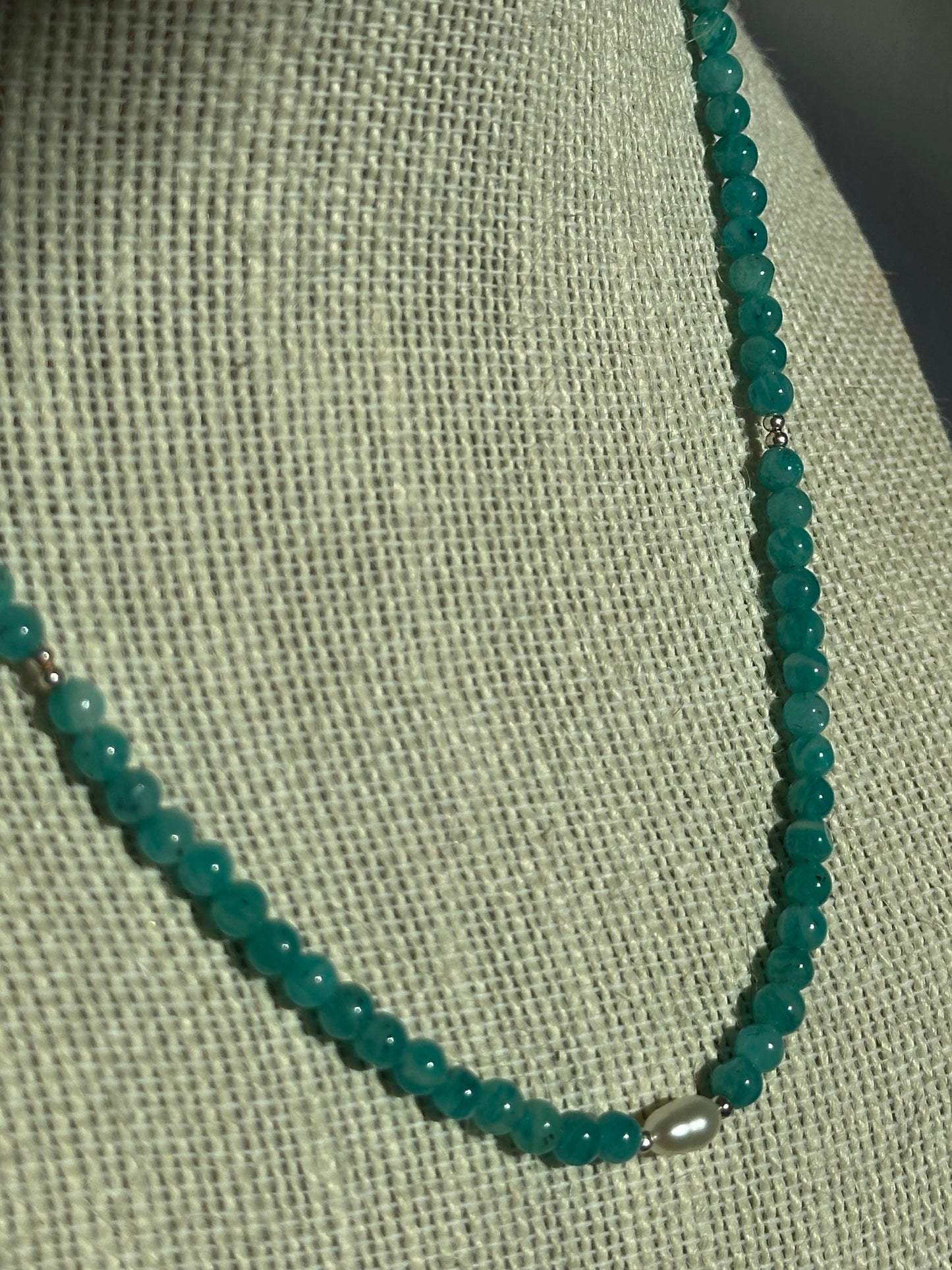 Seafoam Amazonite necklace