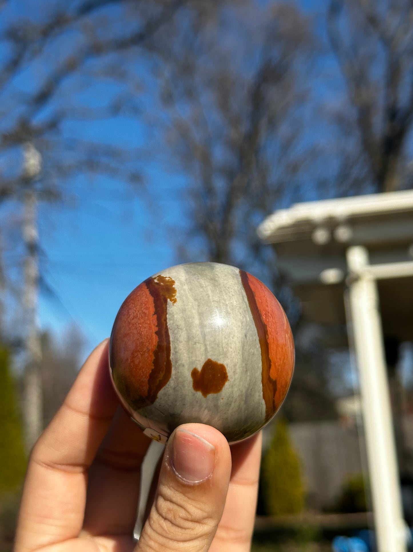 Polychrome Jasper sphere