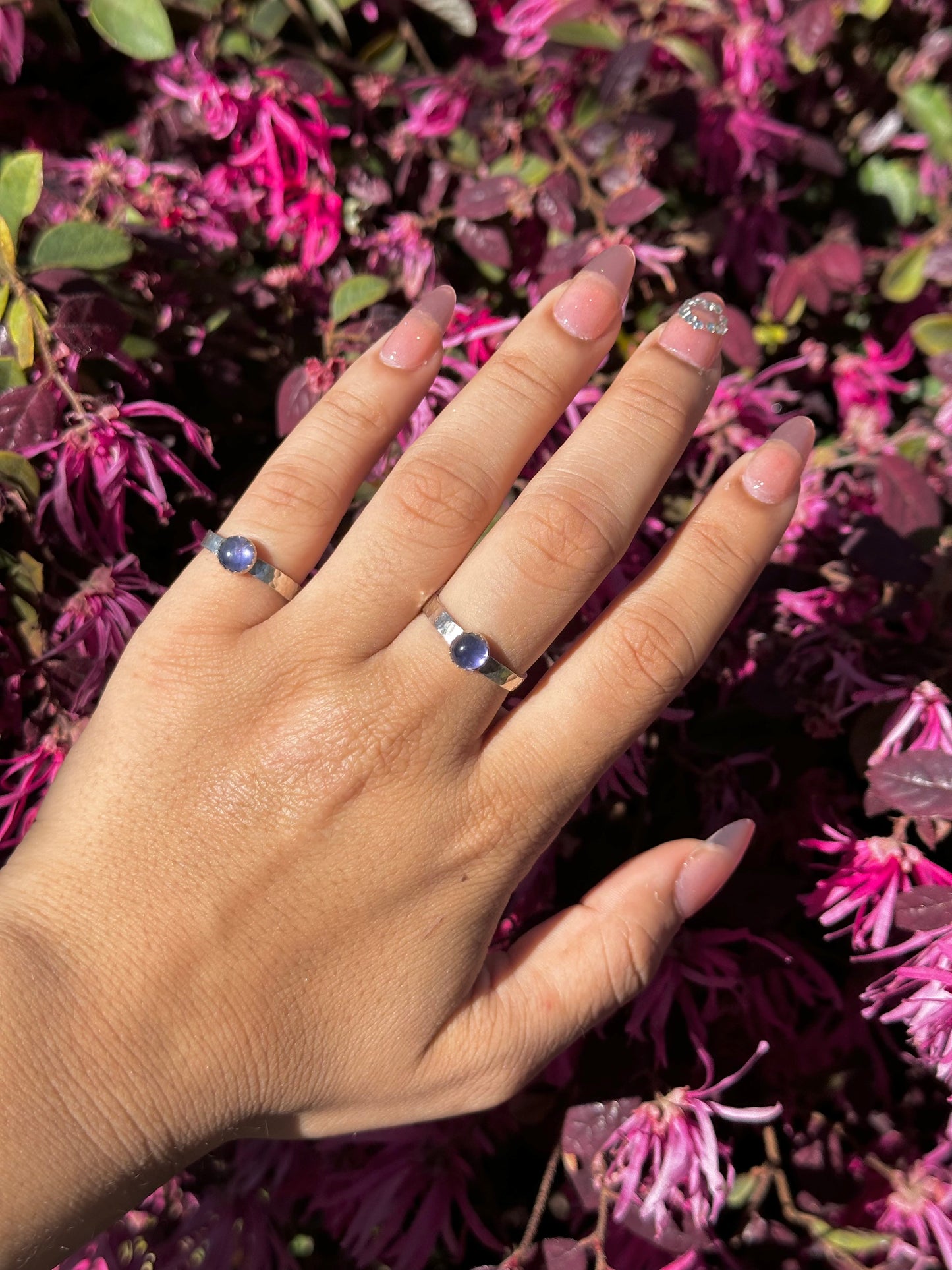 Iolite stacker ring