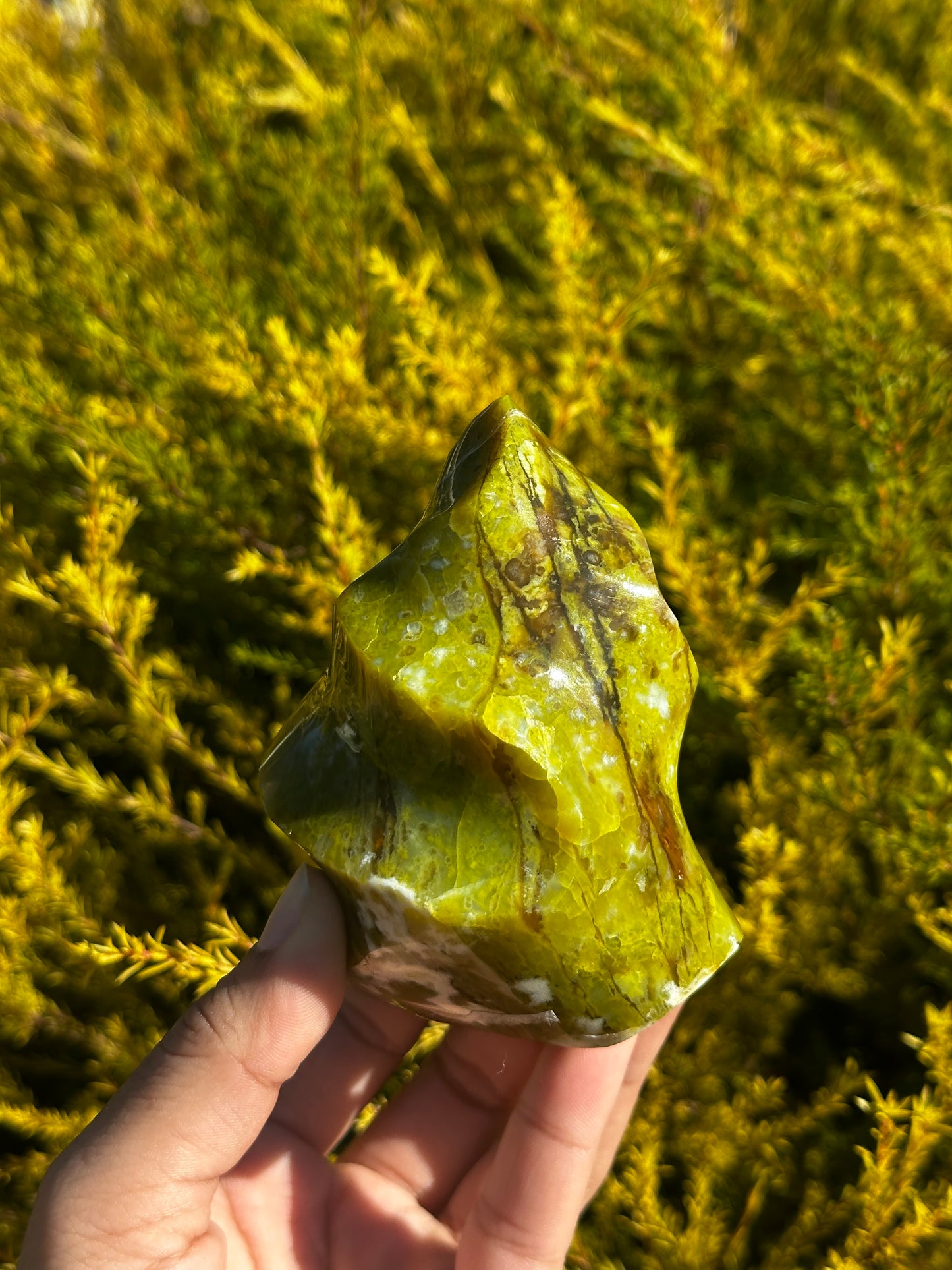 Green Opal Flame
