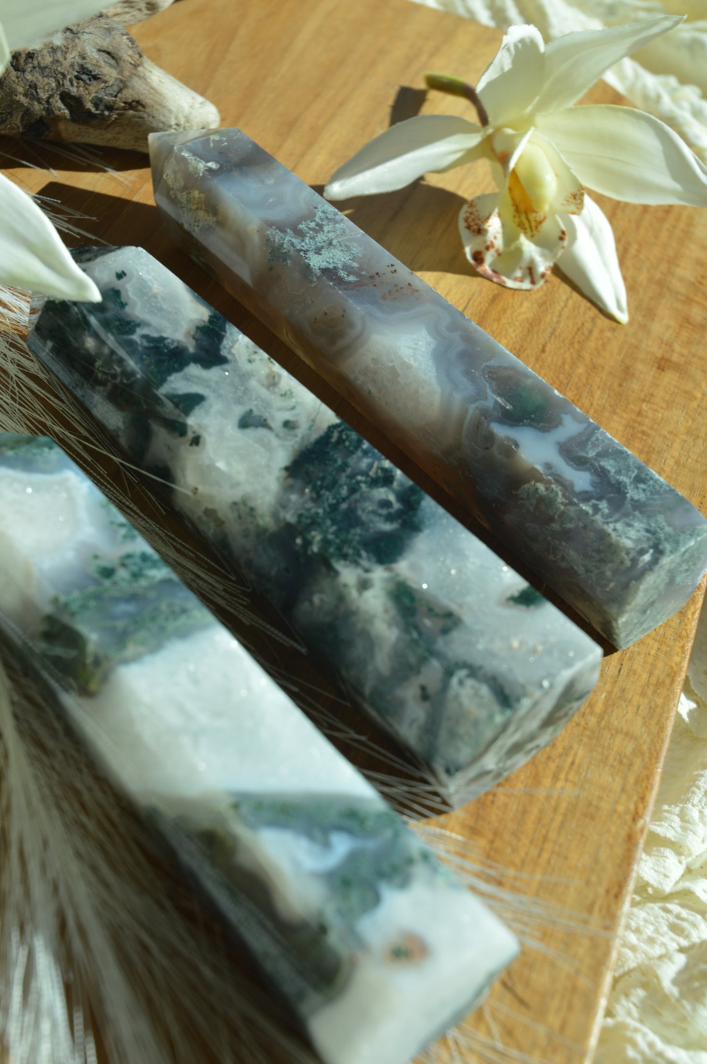 Moss Agate Towers