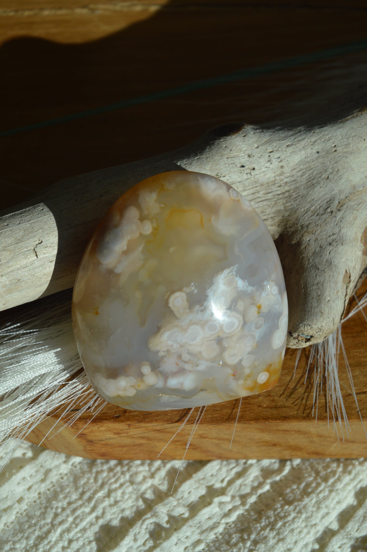 Flower Agate dome