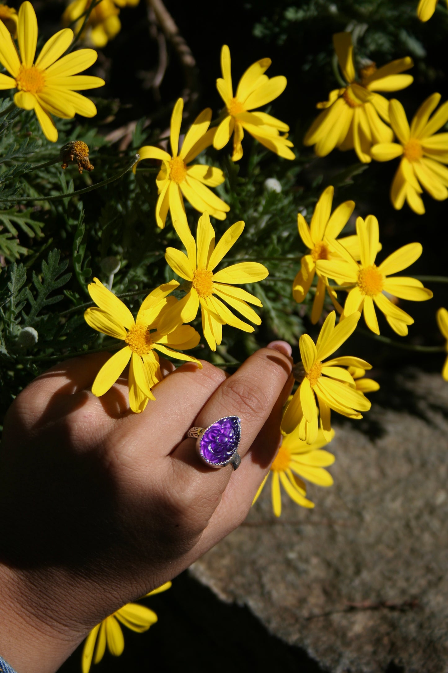 MTO Mughal Amethyst Ring - Any Size