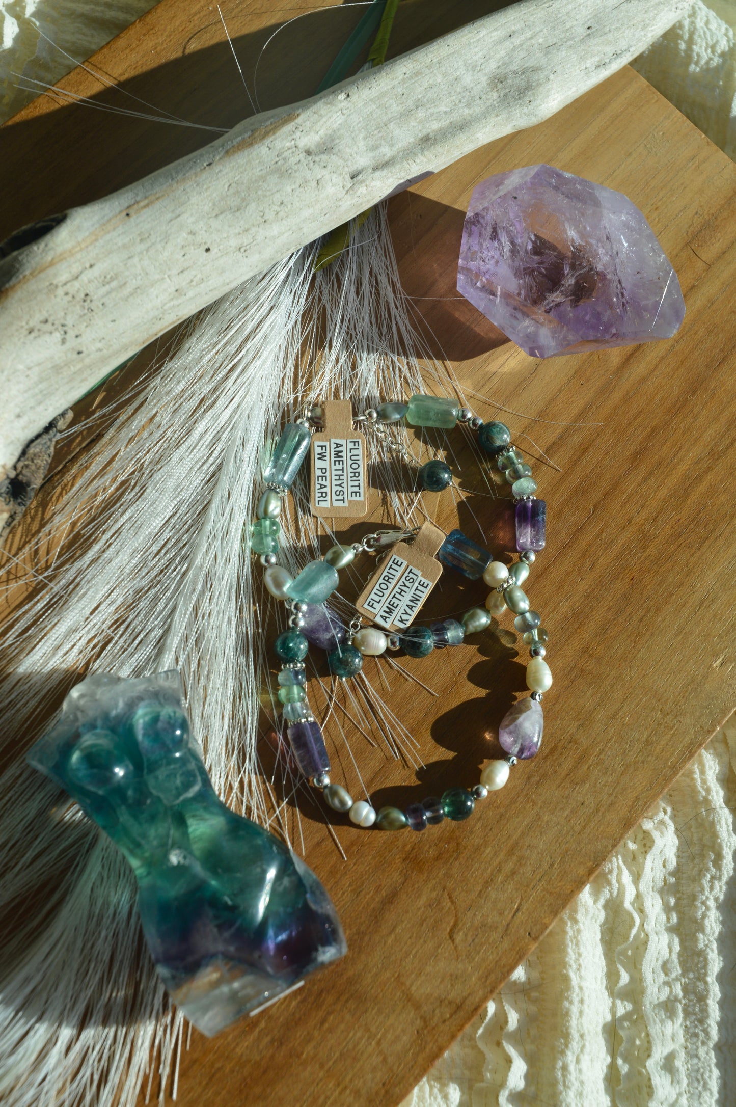 Funky Fluorite Bracelets