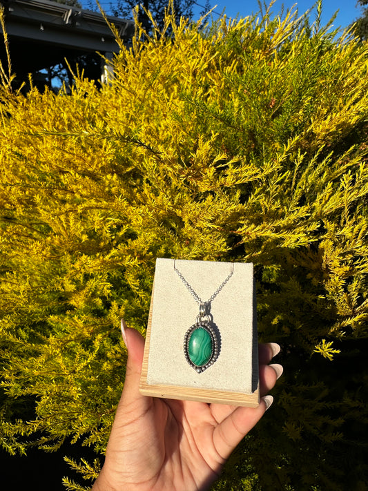 Malachite pendant