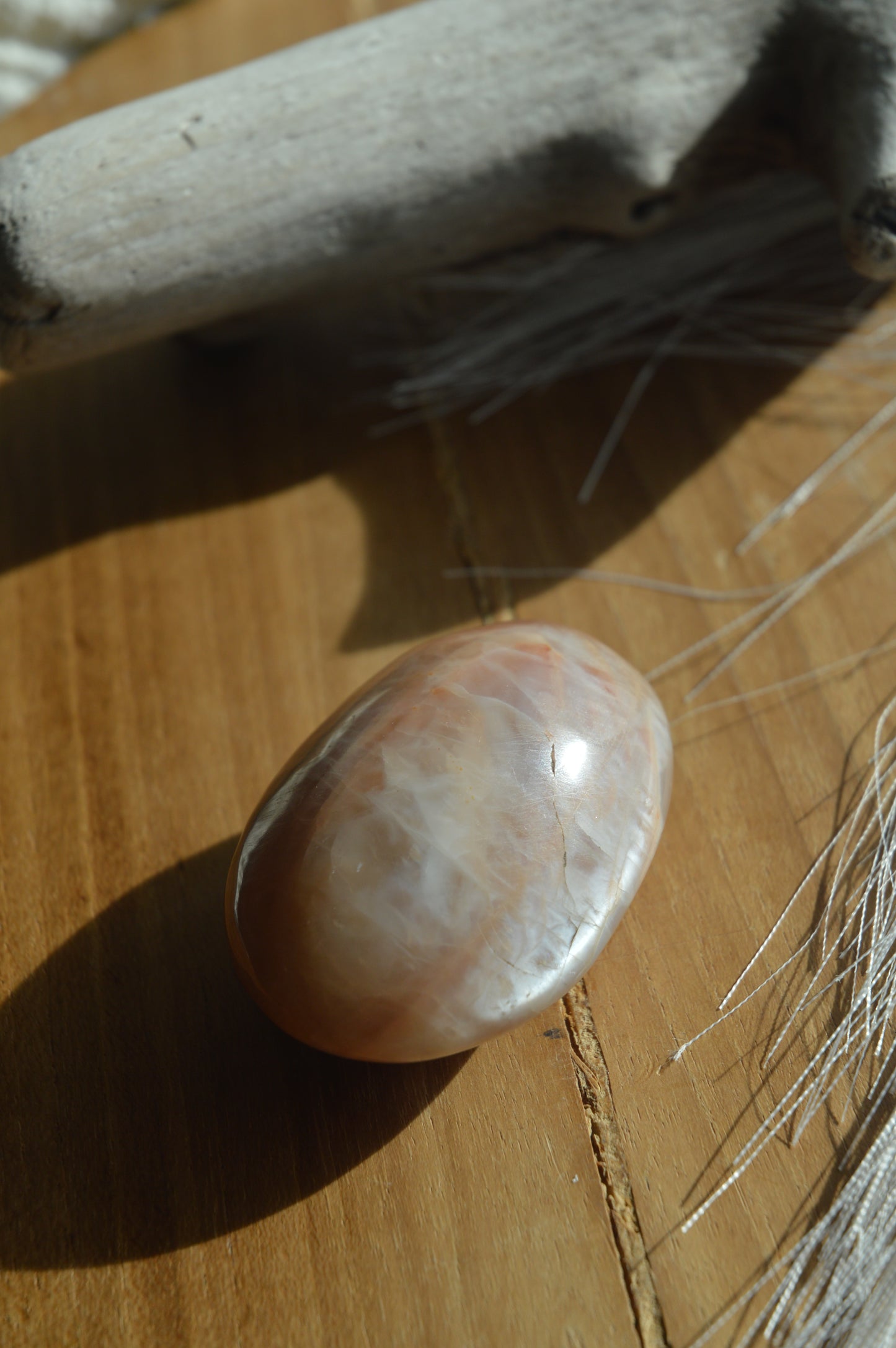 Peach Moonstone Palmstone