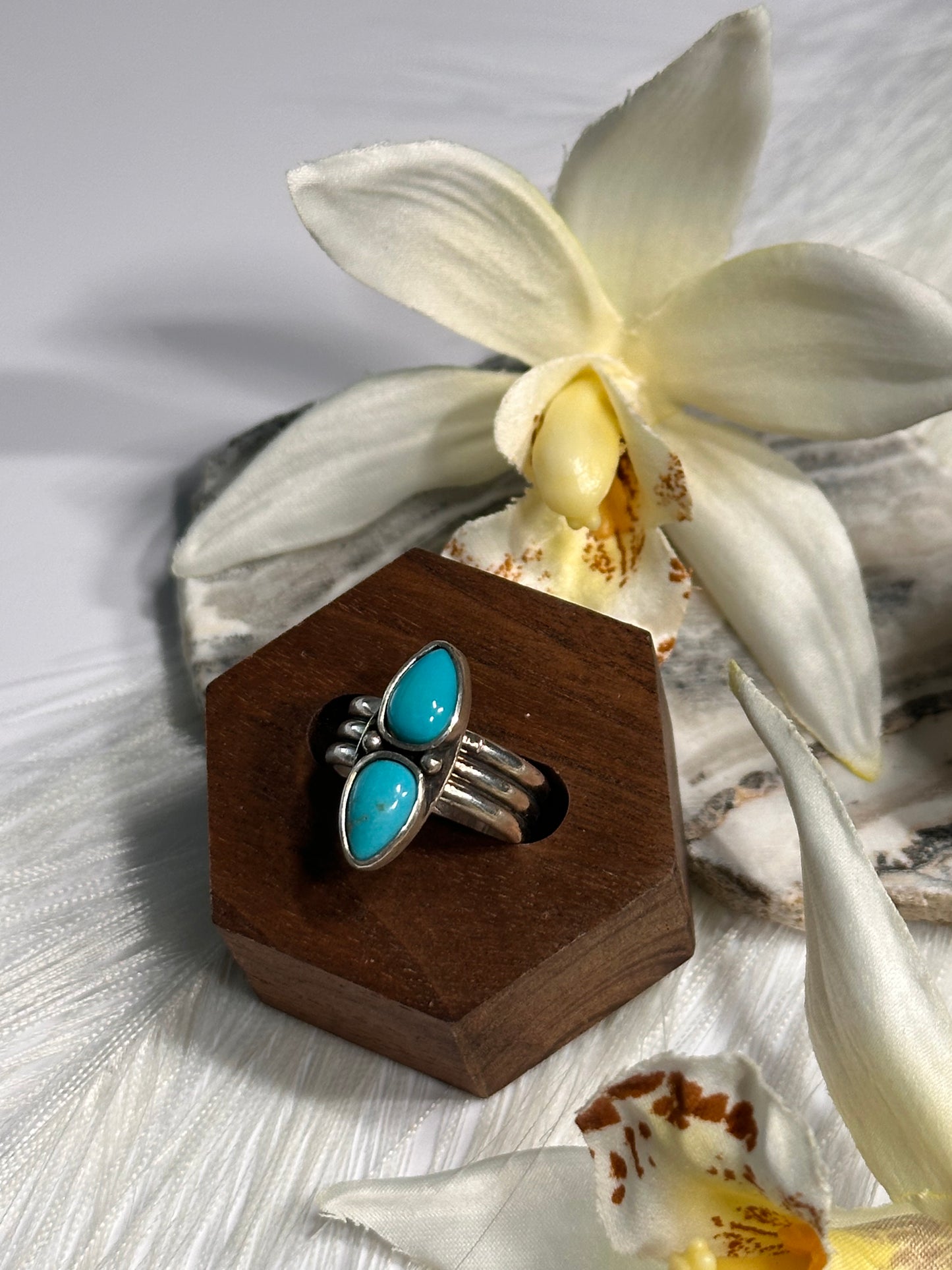 Emerald Valley Turquoise Minis Ring - Sz 6