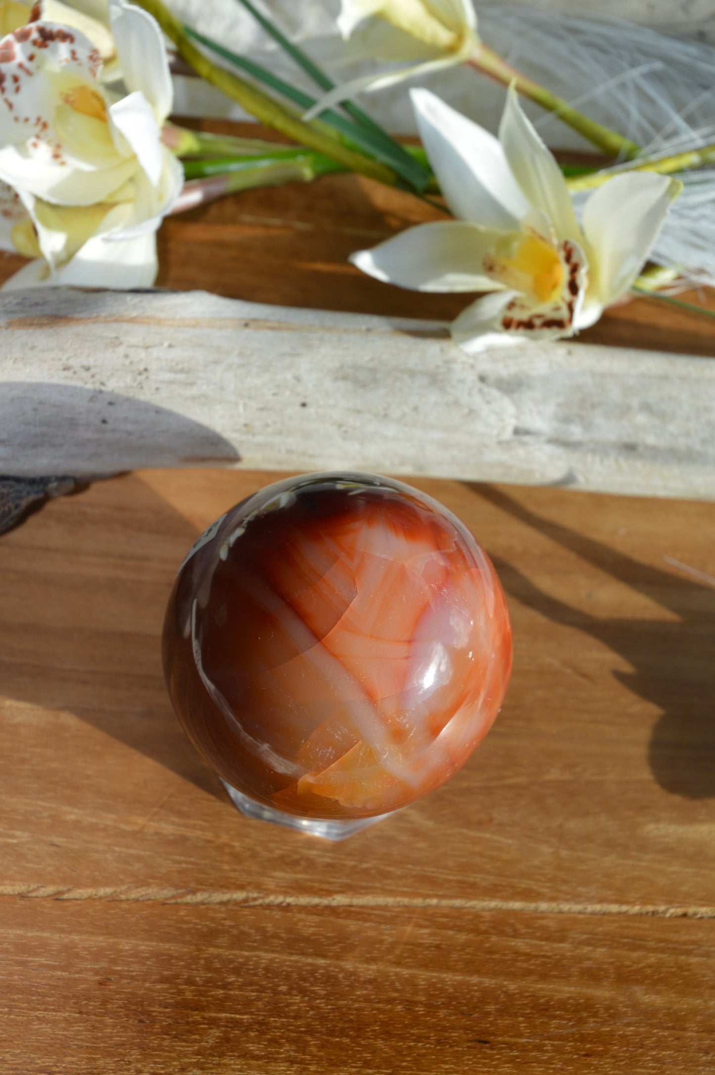 Carnelian spheres