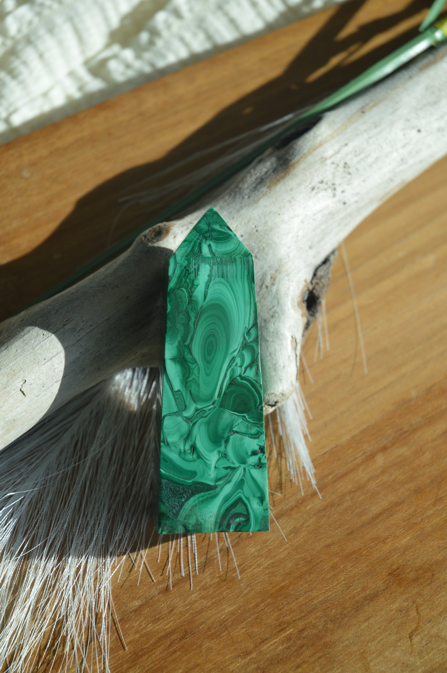Malachite towers