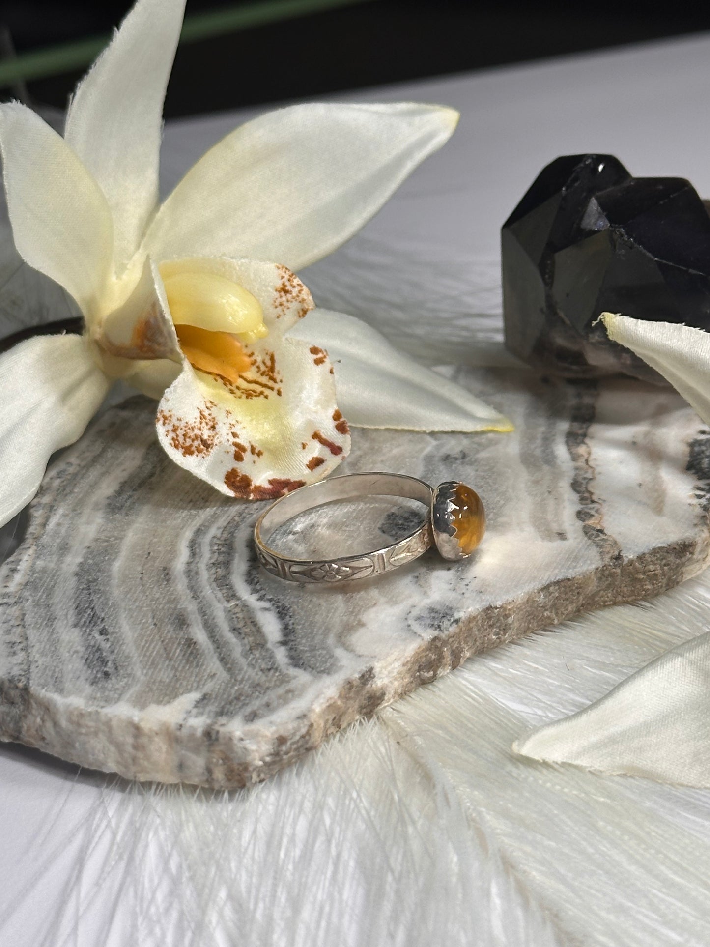 Citrine Stackers - Sz 6.75 & 9.5