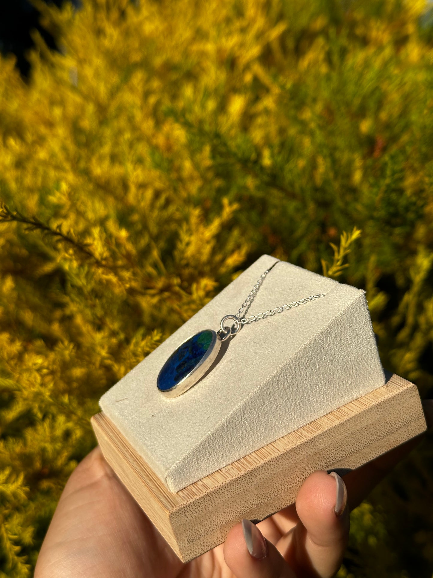 Malachite & Azurite pendant