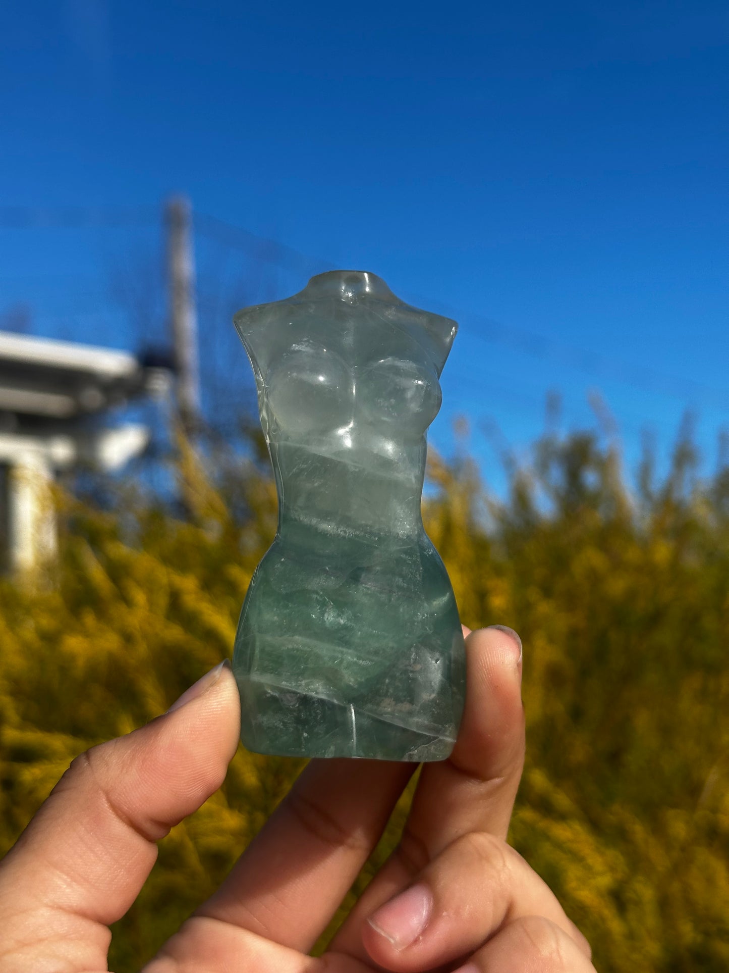 Fluorite goddess bodies